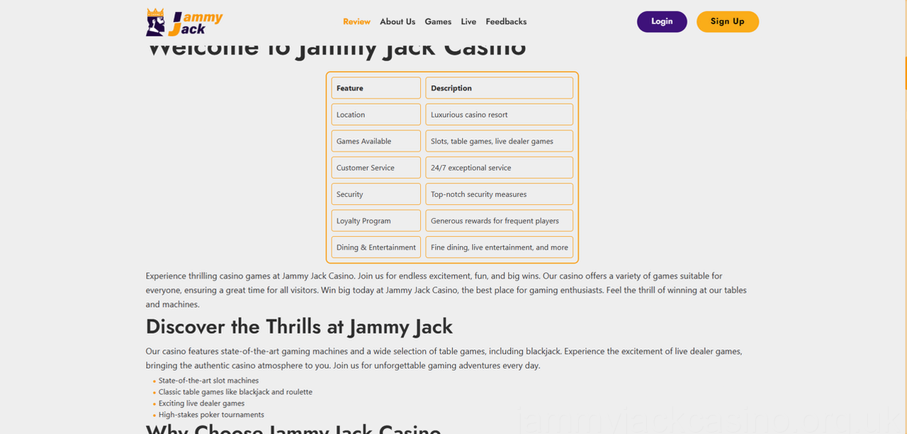 Jammyjack Casino Casino